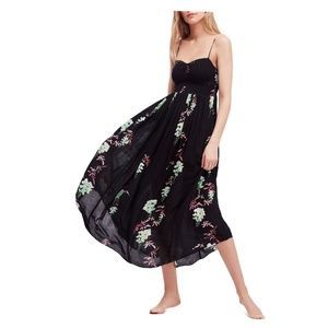 Beau Smocked Printed Midi Dress